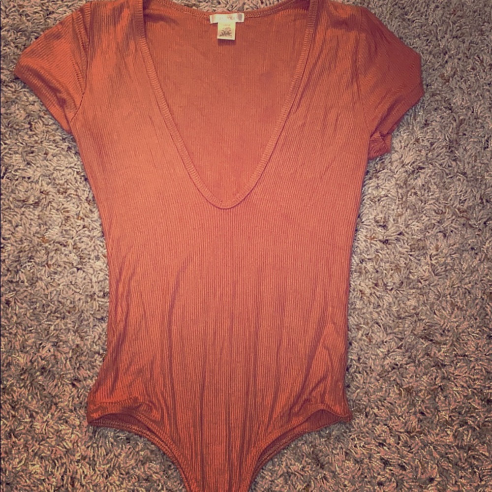 A pretty brownish bodysuit.